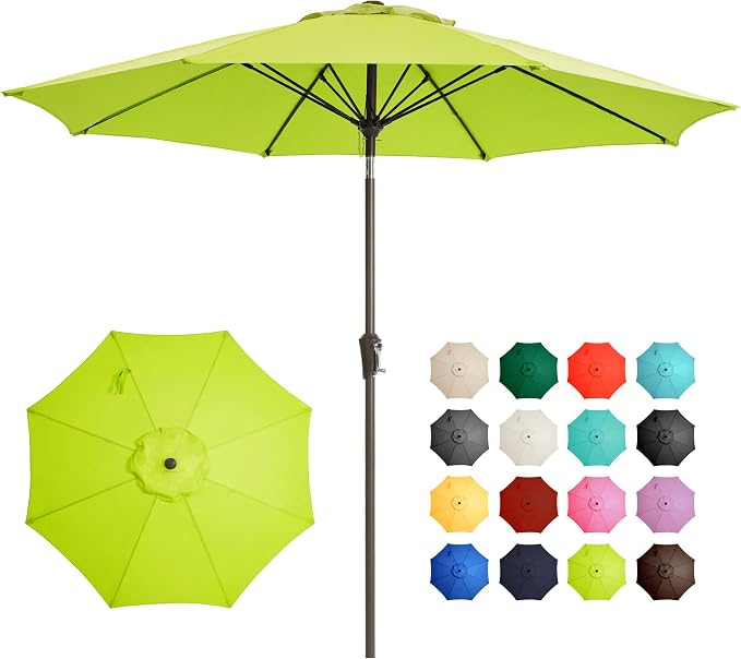 Ayge 9FT Patio Umbrella Outdoor Garden Umbrella by AYGE