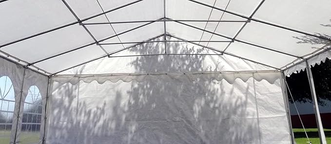 Delta 40'x20' Fire Retardant (FR) PVC Party Tent,Wedding Tent Canopy,Outdoor Event Shelter,Garden Gazebo,with Waterproof Top,Galvanized Steel Poles,Carry Bags