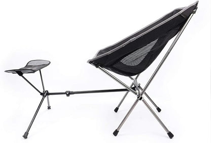 Portable Camping Chair Foot Rest Lightweight Heavy Duty Folding Outdoor Picnic Beach Travel Fishing Backpacking,Durable 600D Thicken Oxford Cloth,Sturdy Aluminum Alloy Frame,with Carry Bag