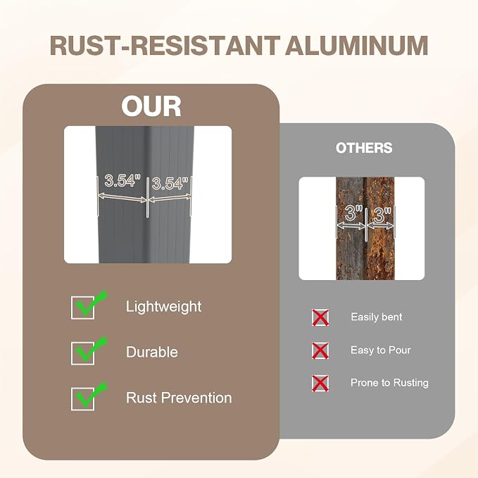 10 x 10 ft Outdoor Pergola - Image 5