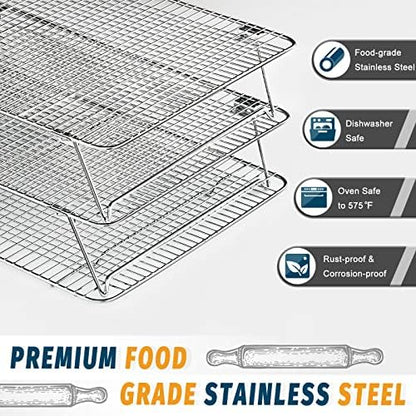 HIWARE Oven-Salf Collapsible Cooling Rack - Image 3