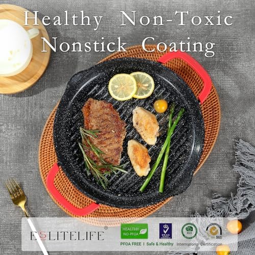 ESLITE LIFE Nonstick Grill Pan - Image 3