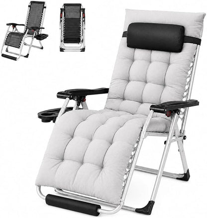 Yaheetech 26" Zero Gravity Chair Adjustable, by Unknown