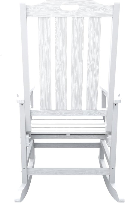 THOEOE Outdoor Rocking Chairs, Oversized Patio Rocking Chair | HDPE Outdoor - Image 10