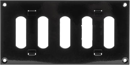8" x 4" Inch (Outer Dimensions) Black Adjustable Air Wall Vent Cover - Indoor Outdoor Metal Grille - Heating, Cooling, Ventilation for Home, Garage, Shed - Open and Close Register 7.87 x 3.93