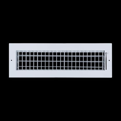 [6 Pack] Fits 16x4 Duct Opening Steel Adjustable Air Supply Grille by Handua | Register Vent Cover Grill for Sidewall and Ceiling | White | Out. Dim.: 17.75" X 5.75"