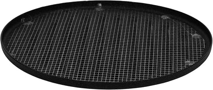 Square Ventilation Grille / 5" Inch Inside Measurement/Black Metal Air Vent Louver - Inside/Outside use/Ø 6.25" Inch Outer Measurement