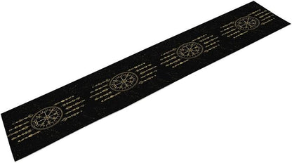 Viking Table Runner, Nordic Symbol Mysterious Aesthetic Table Runner for Kitchen Daily Dining Home Outdoor 13x108in