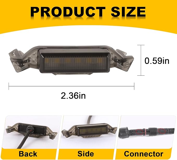 Led Grill Grille Lights fit for 2019 2020 2021 2022 2023 Jeep Wrangler JL JLU Rubicon Sahara Sport Front Grille Grills Light Front Headlights Wrangler JL Jlu 2018-2023 White 4pcs Led (White JL 4P)