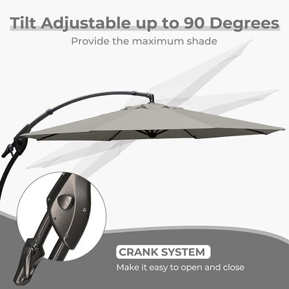 Grand patio 12FT Cantilever Round Umbrella - Image 5