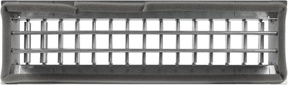 Repa Market 13" x 3" Inch Air Exhaust Grille for Round Ducts - 2 Adjustable Louvre Blades - Galvanized Air Supply Vent Cover - Side Fit Round Surface Canal Ducting from 6.30" to 15.74" Inches