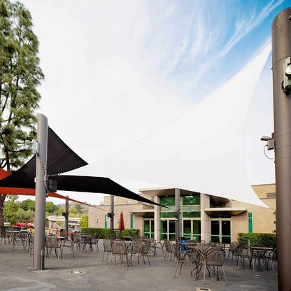 Royal Shade 9' x 9' x 9' White Triangle Sun Shade Sail Order to Make RTAPT8 by RoyalShade