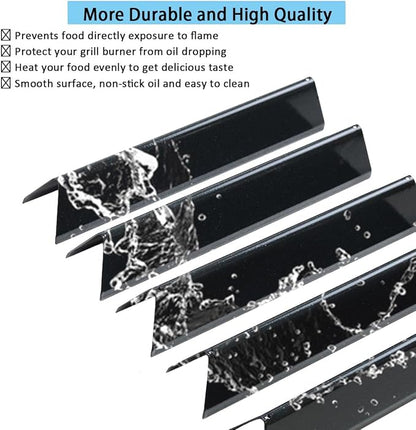 7636 Flavorizer Bars for Weber Spirit and Spirit II & GS4 Spirit II 300 Series, Spirit E310 E320 E330 S310 S320 S330 Gas Grill with Front Control Knob, 15.3 Inch Heat Plate for Weber 67046 69797 68843