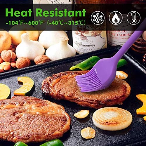 HOTEC 600℉ Heat Resistant Silicone Basting &Pastry Brush - Image 4