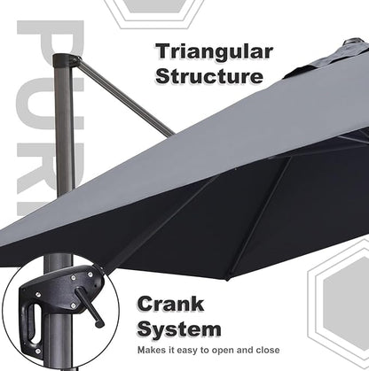 PURPLE LEAF Patio Umbrella - Image 8