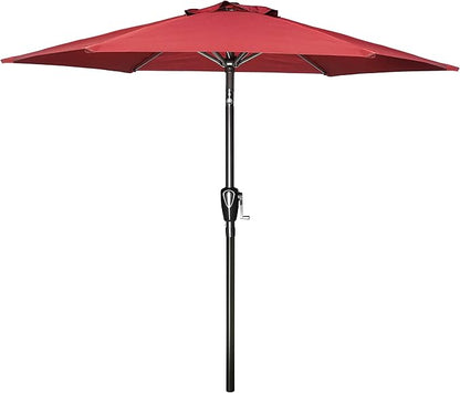 Simple Deluxe 9' Patio Umbrella Outdoor Table Market Yard Umbrella - Image 9