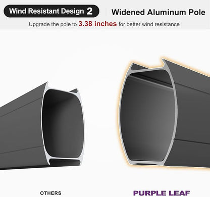 PURPLE LEAF Cantilever Umbrella - Image 5