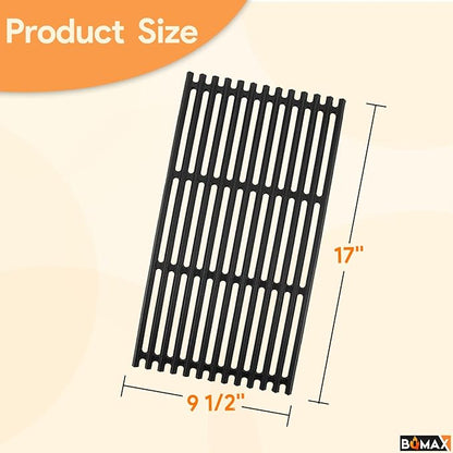 17 Inch Grill Grates for Charbroil TRU Infrared Grill 4-Burner 463255020 463257520 463242715 463242716 463276016 466242715 466242716 466242816 G533-0009-W1, for Charbroil Grill Replacement Parts