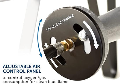 Flame King Heavy Duty 200K BTU, 0-20 PSI, Propane Gas Single Burner Bayou Cooker Outdoor Stove for Home Brewing, Turkey Fry, Maple Syrup Prep, Cajun Cooking, Black