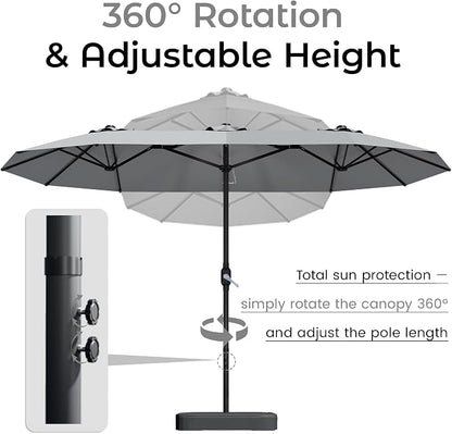 DomeShade 15ft Patio Umbrella - Image 9