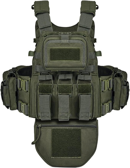 YAKEDA Tactical Outdoor Training Vest - Molle Vest With Multi-Functional Pouches For Training, Hunting & Hiking