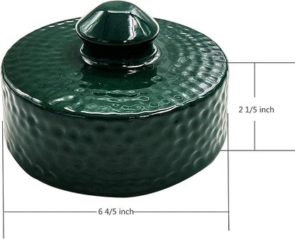 Dracarys Grill Chimney Top Vent Cap Ceramic Damper Top Egg Accessories, Replacement for Medium, Large and XLarge Big Green Egg Charcoal Grill