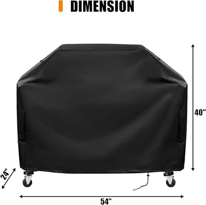 Grill Cover for Captiva Designs 4-Burners Propane Gas BBQ Grill, Waterproof Cover for Protecting Outdoor Griddle/Propane Griddle/Gas Grill