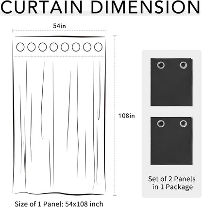 Easy-Going 100% Waterproof Outdoor Curtains 54x108 inch, Gazebo and Pergola 2 - Image 7