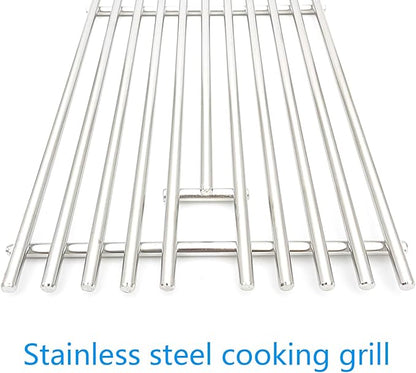16517 Stainless Steel 5 Cooking Grates Replacement Parts for Bull Angus 40" Grill 57568 57569 57568CE 57568AGA 57569CE Brahma Lion Premium L90000 57569CE 57569CE Gas Grill 19-1/4"