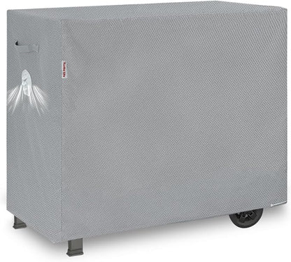 Turtle Life BBQ Grill Cover, 47 Inch Heavy Duty Waterproof Barbecue Gas Grill Covers for Flat Top Griddle, Anti-Fading Cover for Gas Grill, Gray