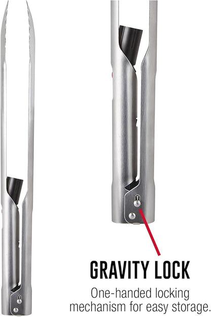Grill Light Grill Spatula & Tongs Grilling Set | Restaurant Grade Stainless Steel | Super Bright LED Light to Grill in Dark | Waterproof & Dishwasher Safe | Camping Barbecue Grilling Tongs Spatula