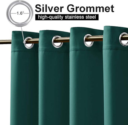NICETOWN Outdoor Patio Curtain Extra Long Drape 108" L Waterproof/Windproof - Image 2