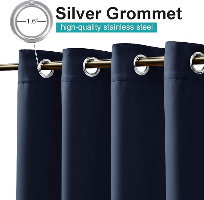 NICETOWN Outdoor Curtain for Patio Waterproof Extra Wide 100", 1 Piece - Image 2