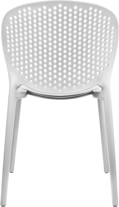 2xhome Patio Dining Chair | Modern Stackable Outdoor Pool Side Chair | Weather - Image 8