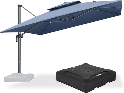 PURPLE LEAF Sunbrella Patio Offset Umbrella by PURPLELEAF