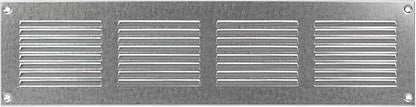Repa Market Air Vent Cover 16x4 Inch (Outer Dimensions) Galvanized Steel Louvered Grill Cover with Mesh Screen/Wall or Ceiling Vent/HVAC Register for Indoor and Outdoor Ventilation
