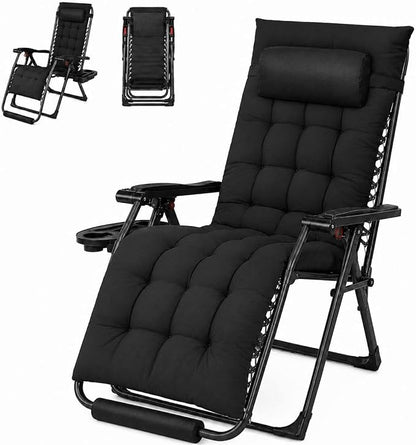 Yaheetech 26" Zero Gravity Chair Adjustable, by Unknown