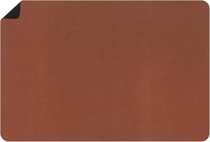 uxcell Silicone Mats for Kitchen Counter, 35.4" x 23.6" Non-Slip Countertop Protector Mat Heat Resistant Coffee Mat Waterproof Table Placemat, Brown