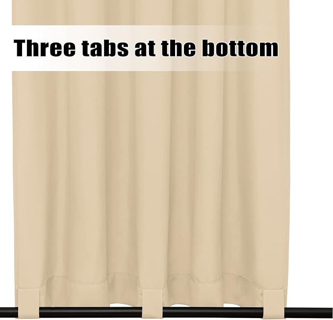 Easy-Going Outdoor Curtains for Patio 1 Panel, 54x84 inch, Weatherproof Privacy - Image 4