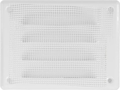 Repa Market 5.5" x 4" Inch Aluminum Air Vent Cover with Screen Mesh – Scratch-Resistant Powder-Coated Grille – for Ceiling or Wall – HVAC Return or Supply Vent – Indoor Outdoor Use