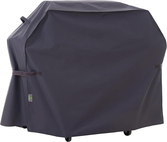 F&J Outdoors Grill Cover Waterproof UV Resistant for 2 Burner Charcoal Gas BBQ, 48Wx27Dx43H in, Grey