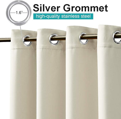 NICETOWN Outdoor Curtain for Patio Waterproof, Home Decor Thermal Insulated - Image 2