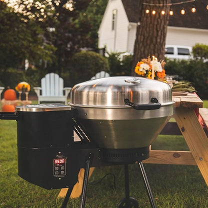 recteq Pellet Grill RT-B380 Bullseye + Searing Essentials Bundle, BBQ, Outdoor, and Electric Pellet Smoker Grill, Electric Smokers, Uses 100% Wood Pellets for Ribs, Brisket, Chicken, Sear, Smoke
