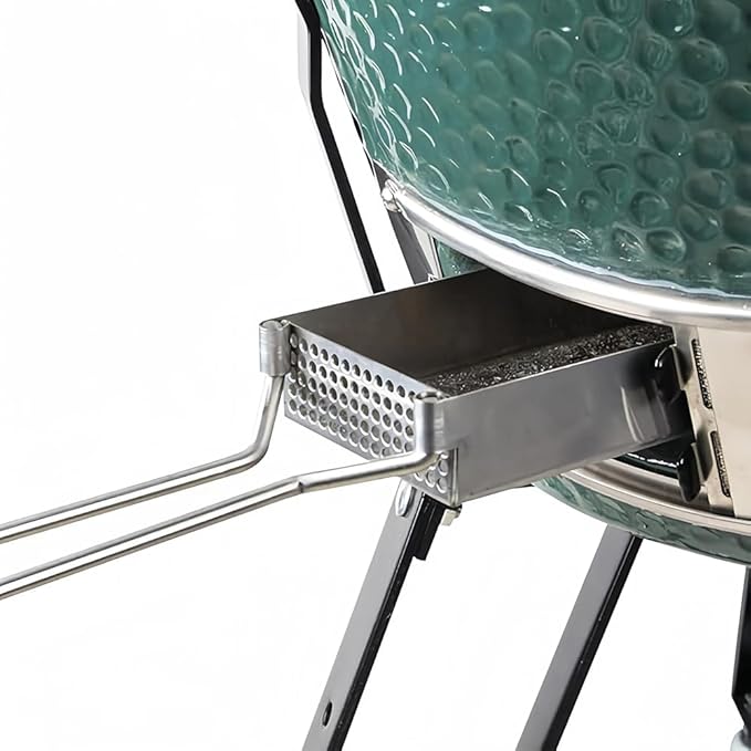 Upgrade Ash Drawer Accessories for Big Green Egg Large (Version After 2022)-BGE Replacement Parts Ash Clean Tool-Stainless Steel