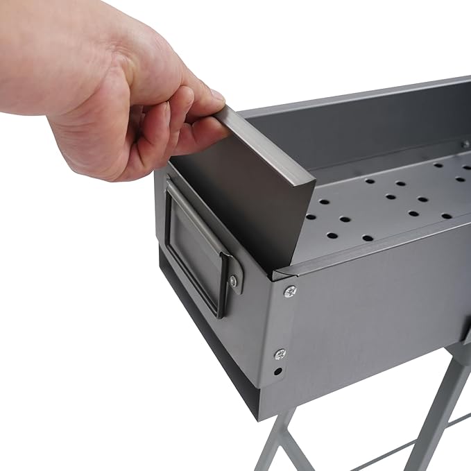 Portable Charcoal Grill Folding BBQ Grill Large Barbecue Tool Kits for Outdoor Grilling Cooking Camping Hiking Picnics L 39.3 x W 7 x H26.3inch