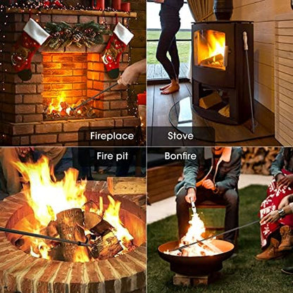 himaly 32" Fire Pit Poker for Fireplace & Campfire - Image 6