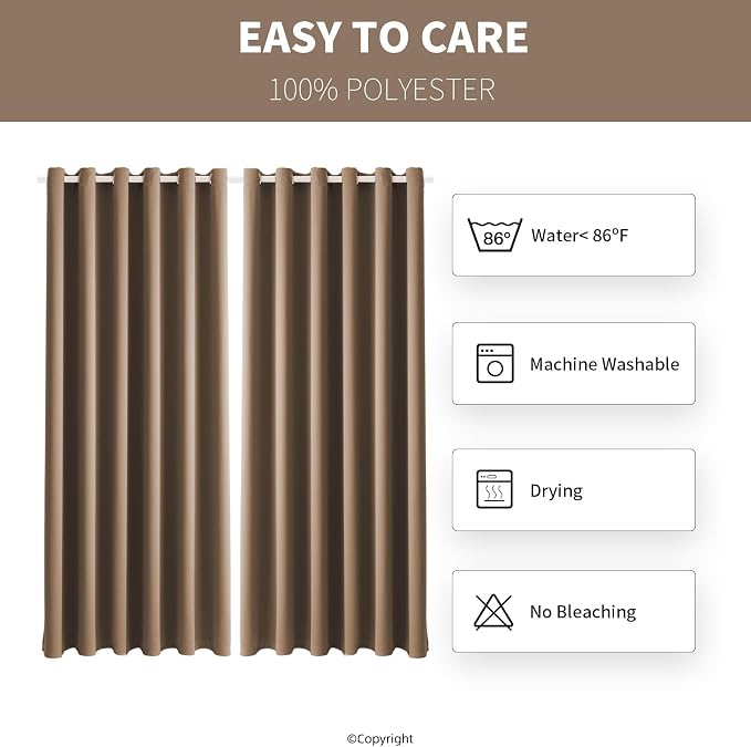 DIVA EN CAMINO DEC Outdoor Patio Curtain Waterproof Darkening Thermal Insulated - Image 8
