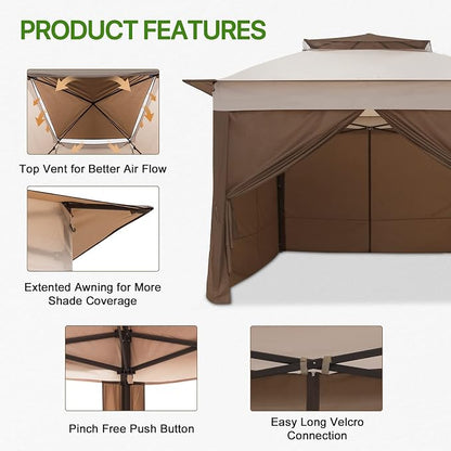COOS BAY 11x11 Pop Up Gazebo - Image 4