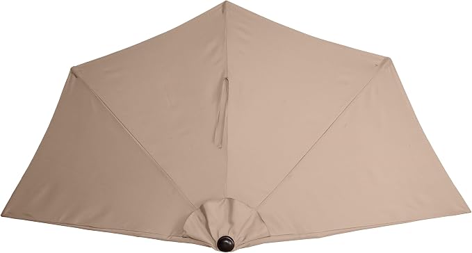 Pure Garden Half Umbrella Outdoor Patio Shade - Image 4