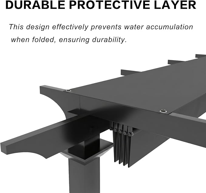 Pergola Shade Cover Replacement Canopy Top Compatible - Image 7